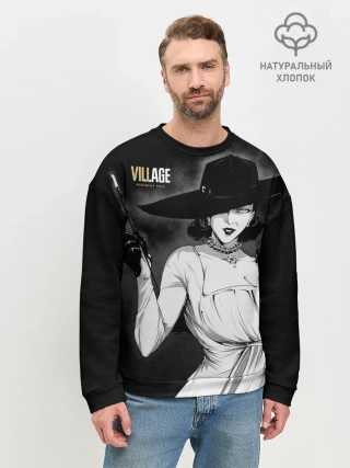 Мужской свитшот базовый / Lady Alcina Dimitrescu