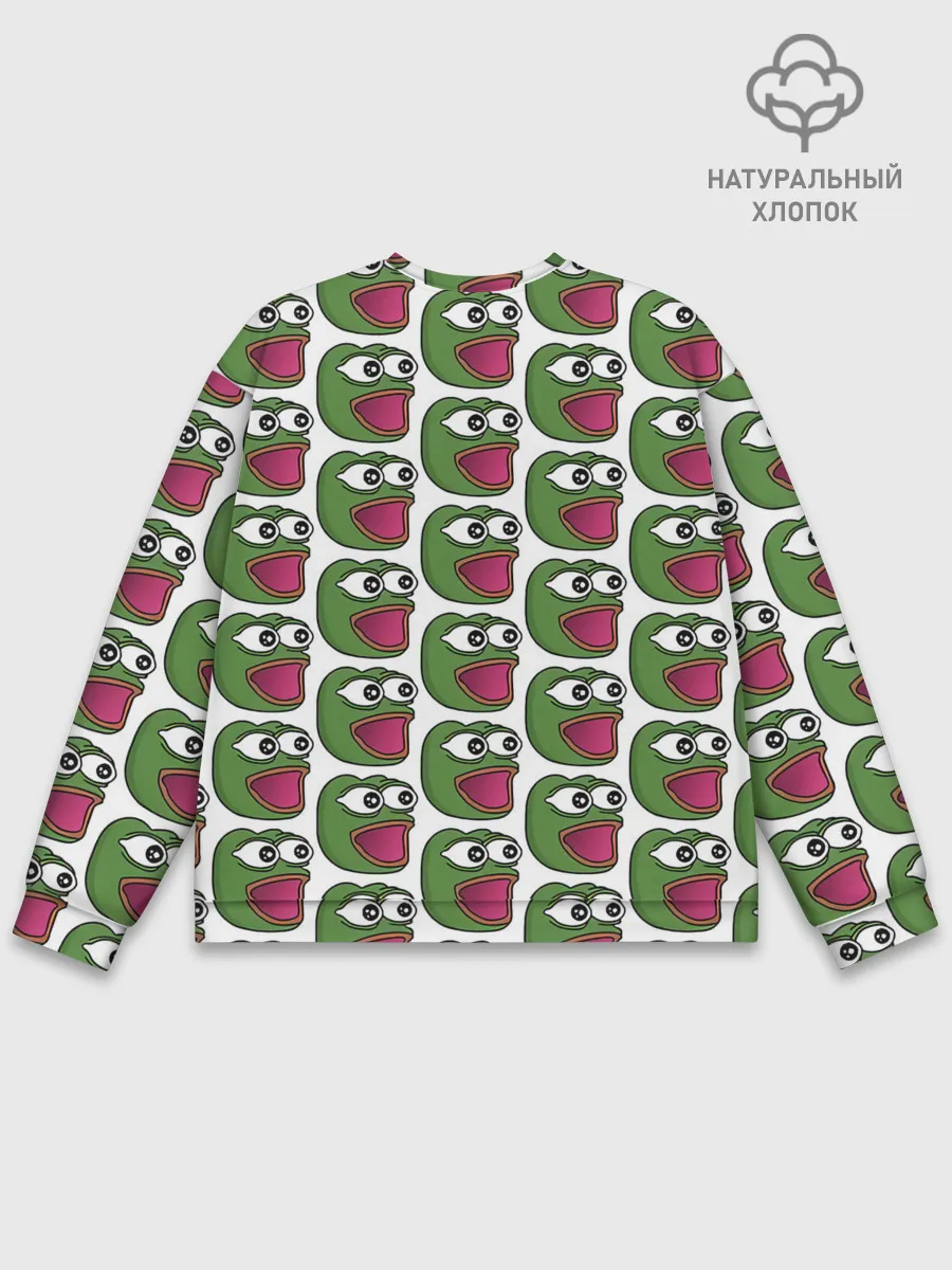 Мужской свитшот базовый / Poggers Pattern