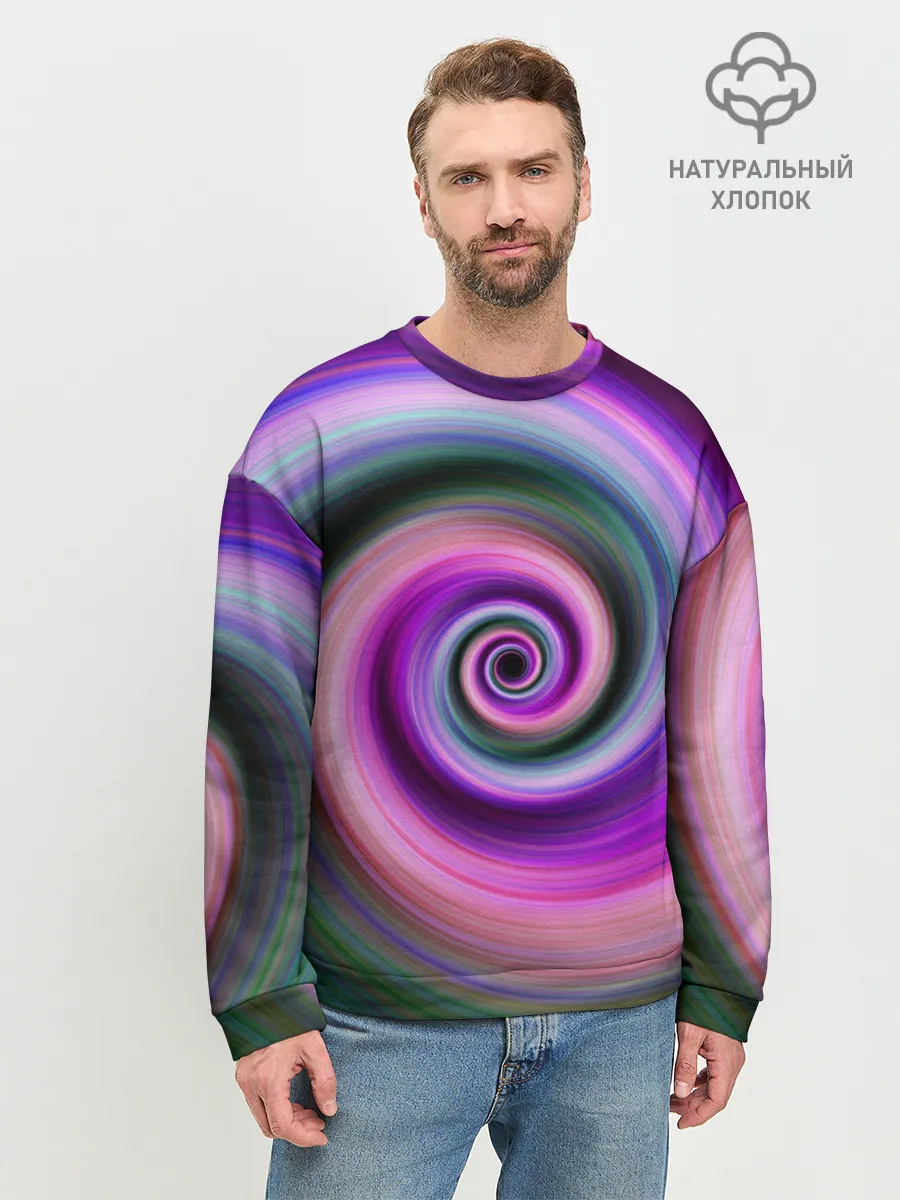 Мужской свитшот базовый / Вихрь Красок