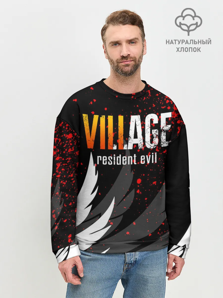 Мужской свитшот базовый / RESIDENT EVIL 8 VILLAGE