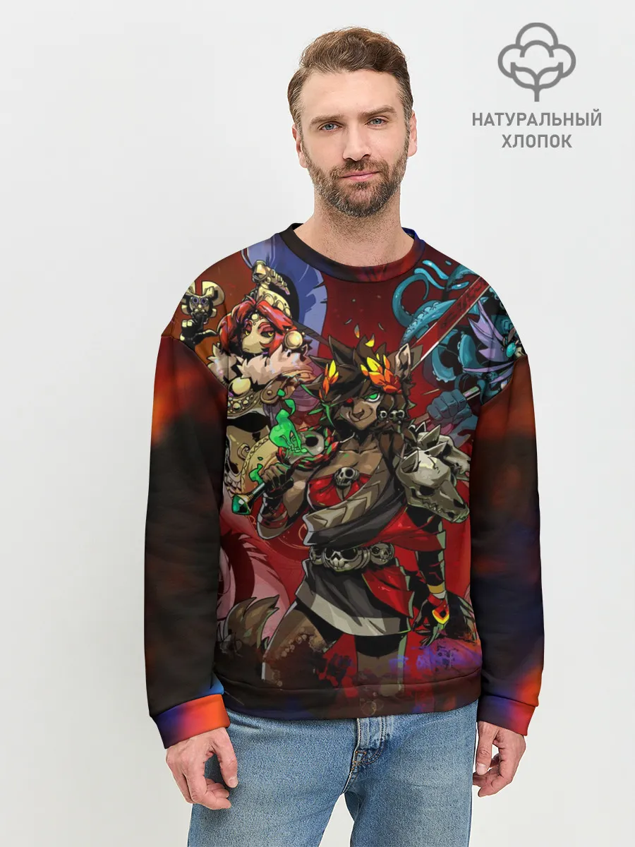 Мужской свитшот базовый / Hades furry girls