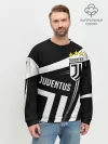 Мужской свитшот базовый / JUVENTUS / ЮВЕНТУС / ПОЛОСЫ