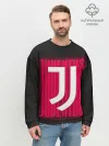 Мужской свитшот базовый / JUVENTUS / ЮВЕНТУС / НЕОН