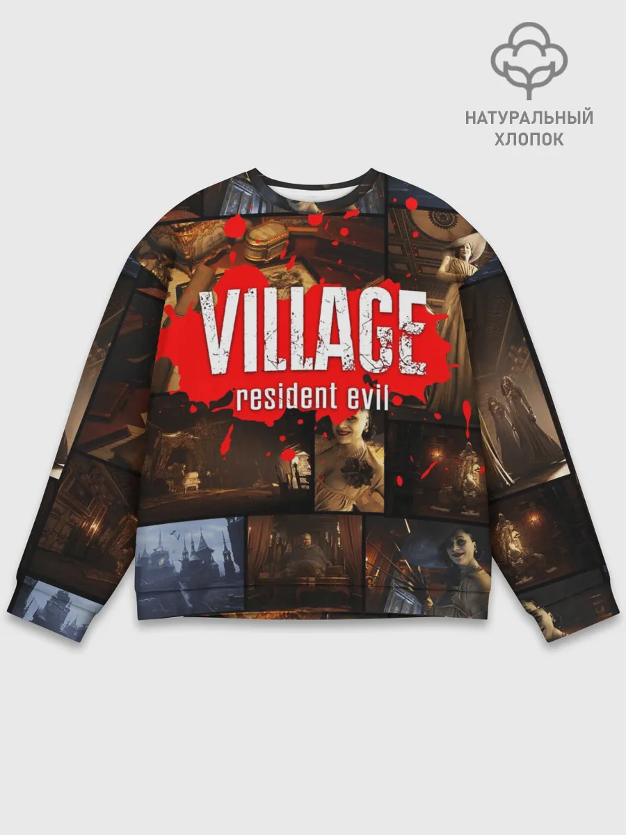 Мужской свитшот базовый / RESIDENT EVIL 8 VILLAGE
