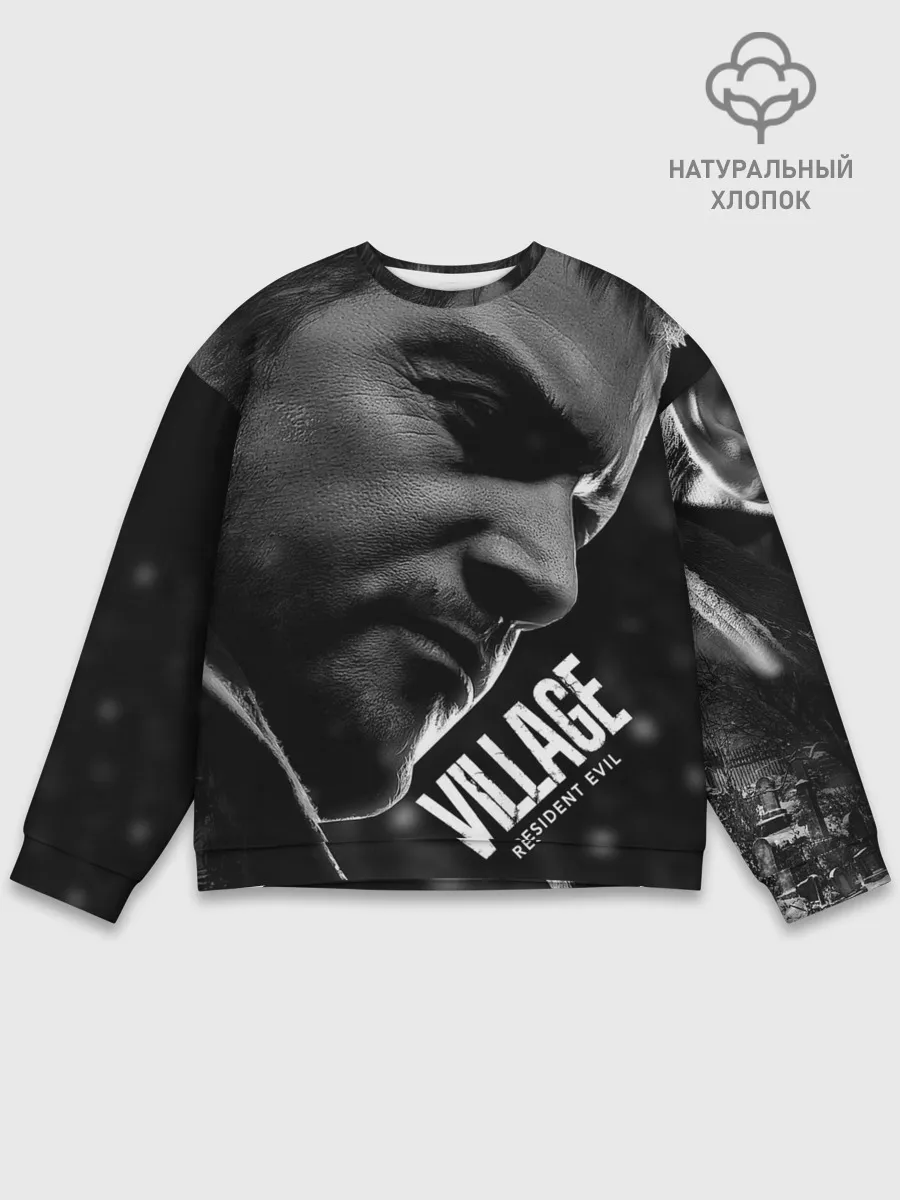 Мужской свитшот базовый / RESIDENT EVIL 8 VILLAGE