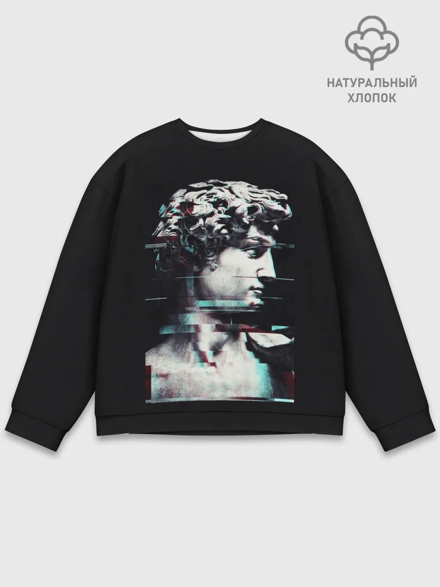 Мужской свитшот базовый / David Glitch