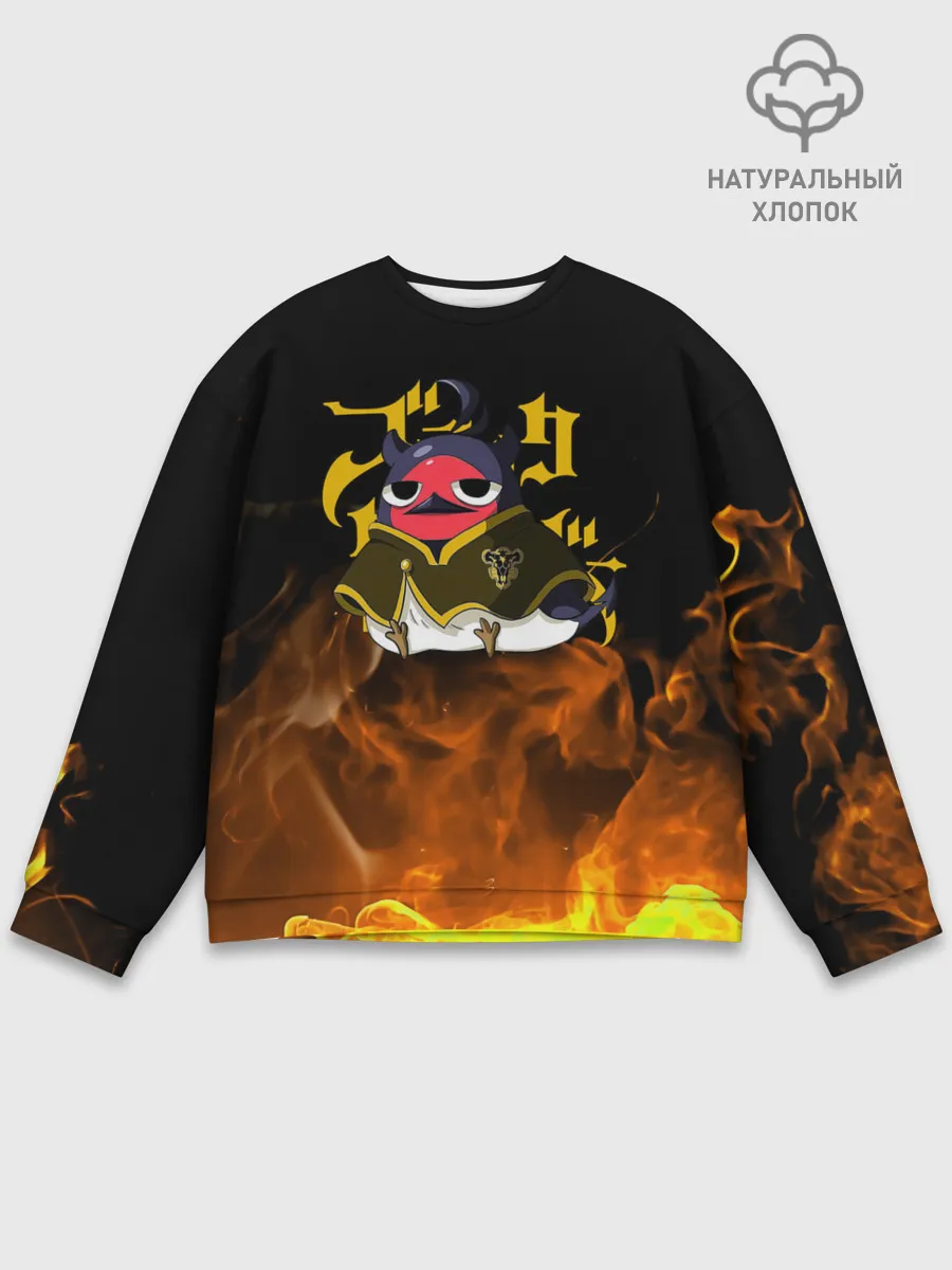 Мужской свитшот базовый / Секре Сваллотейл в огне Неро