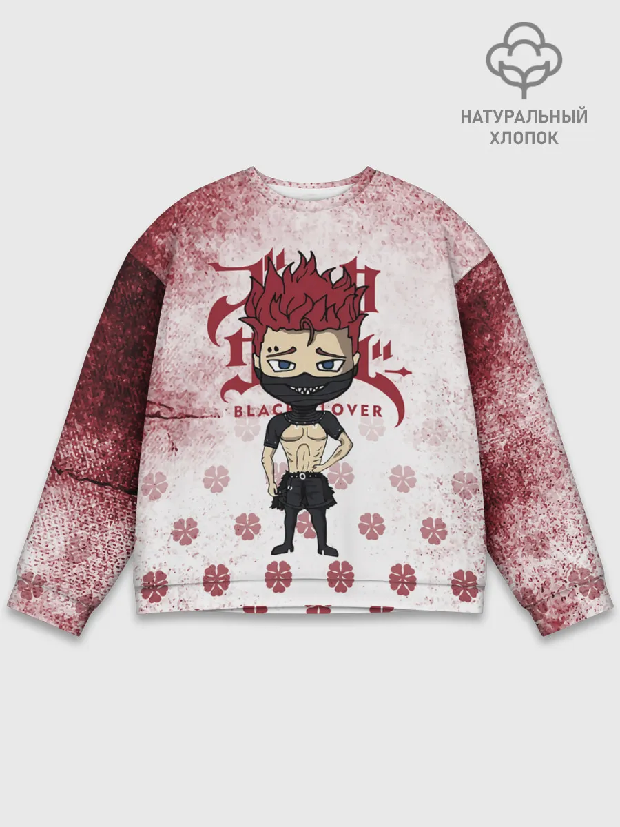 Мужской свитшот базовый / Зора Идеаре Чёрный клевер