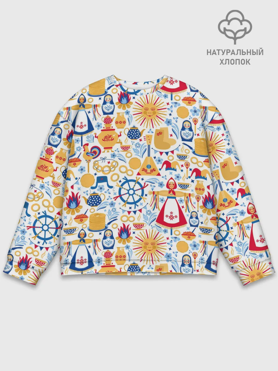 Мужской свитшот базовый / Славянская символика