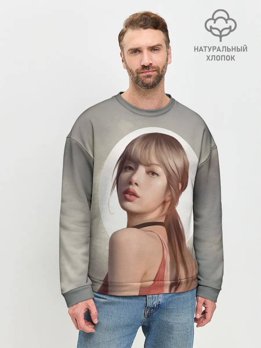 Мужской свитшот базовый / Лиса маслом