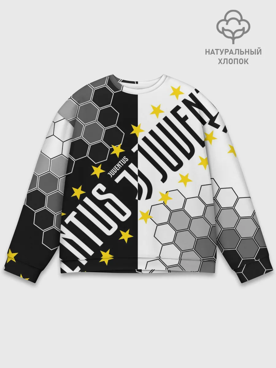 Мужской свитшот базовый / JUVENTUS / ЮВЕНТУС / ЗВЕЗДЫ