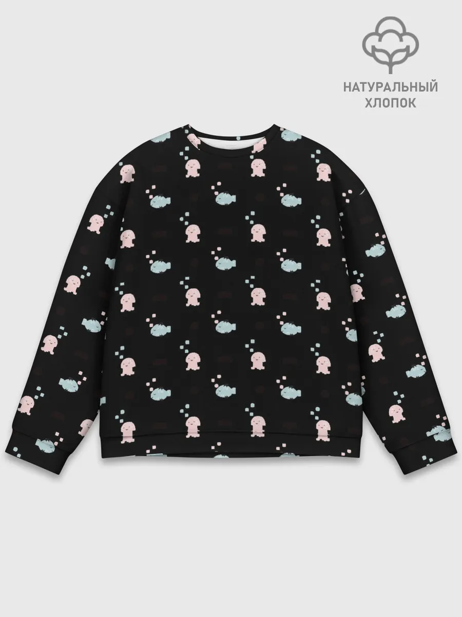 Мужской свитшот базовый / Морские мотивы