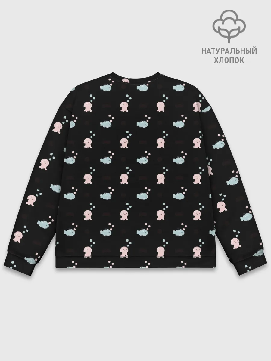 Мужской свитшот базовый / Морские мотивы