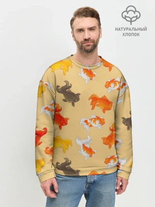 Мужской свитшот базовый / Рыбки