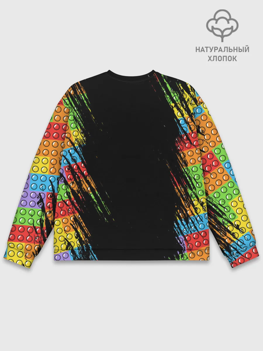 Мужской свитшот базовый / POP IT / SIMPLE DIMPLE