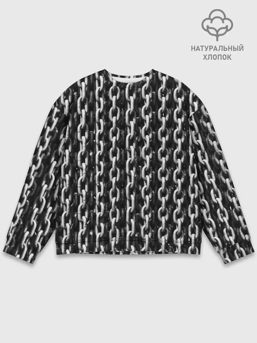 Мужской свитшот базовый / Якорные Цепи