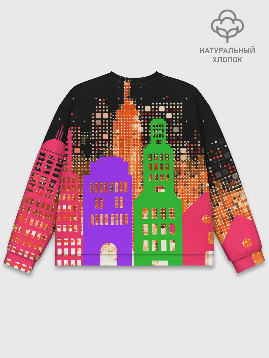 Мужской свитшот базовый / Ночной Город