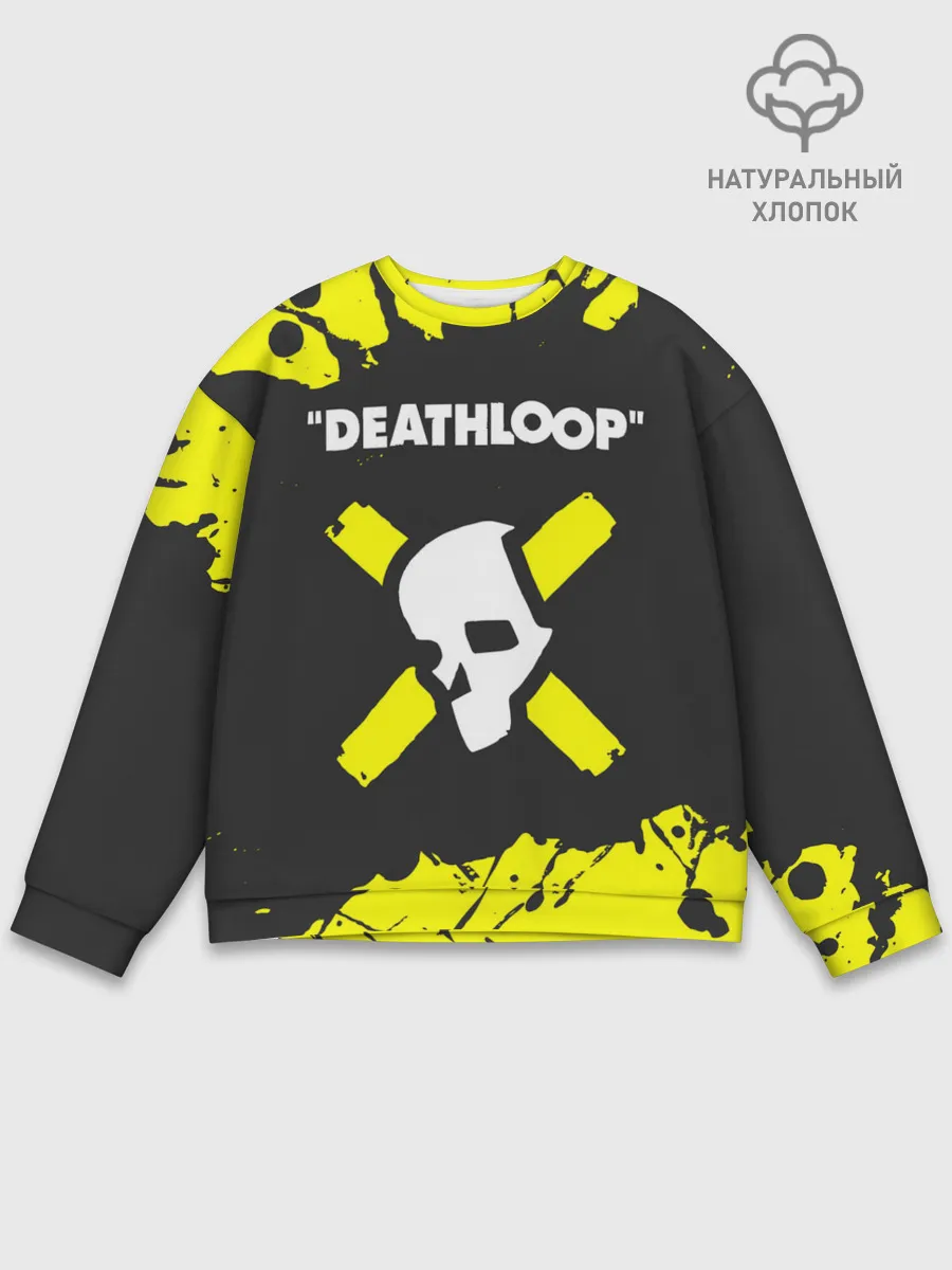 Мужской свитшот базовый / Deathloop - Paint