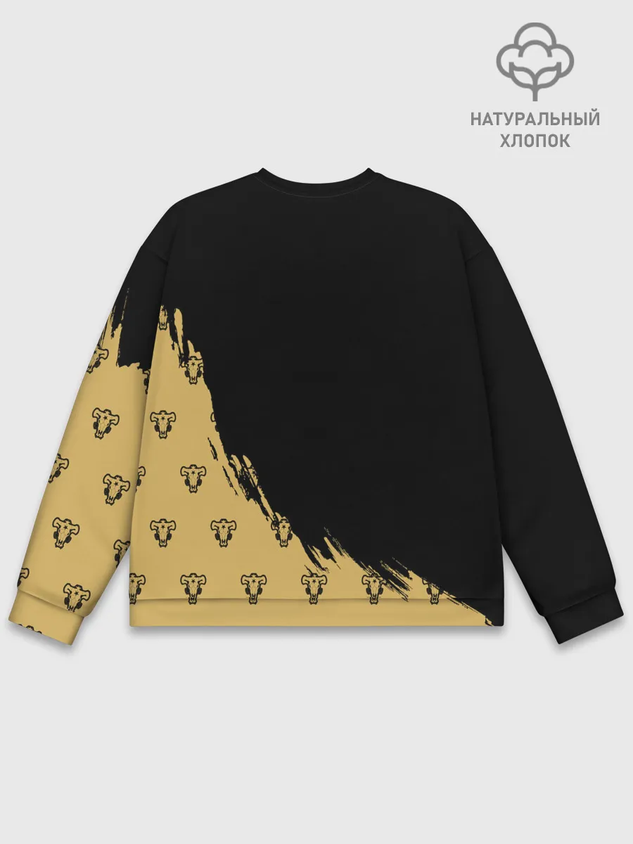 Мужской свитшот базовый / Финрал Ролкейс | Чёрный Клевер