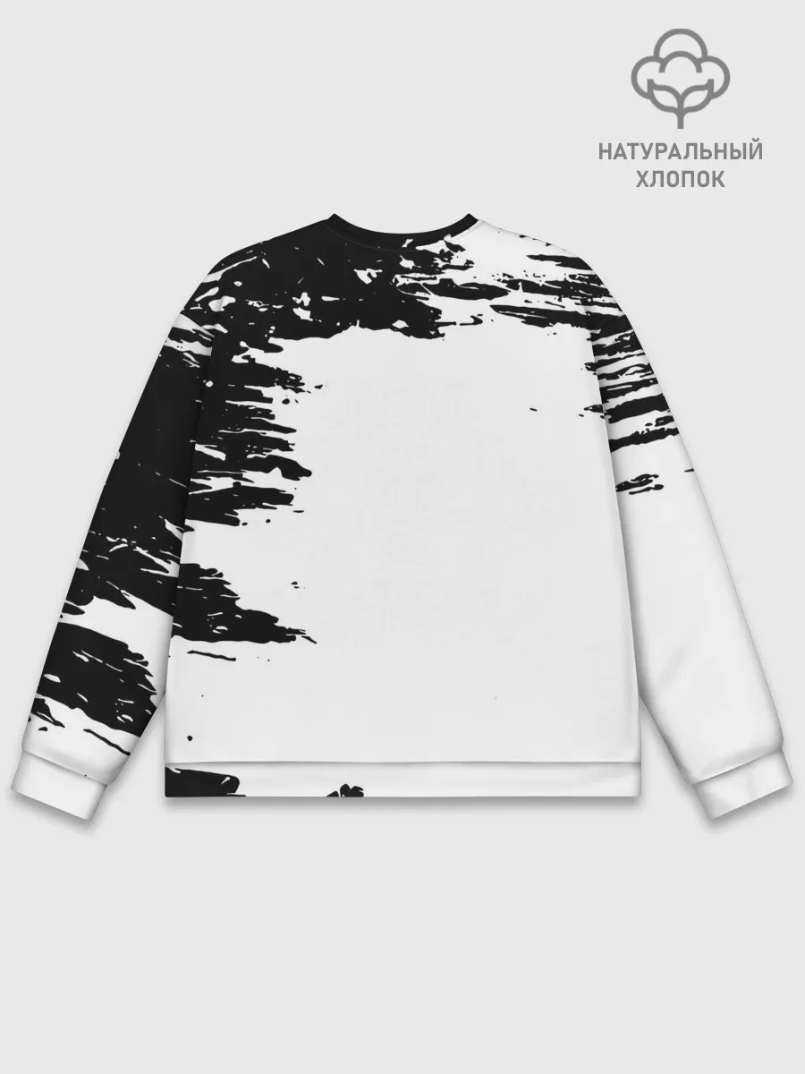 Мужской свитшот базовый / Ями Сукэхиро Чёрный клевер