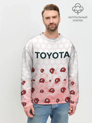 Мужской свитшот базовый / Тойота - Racing