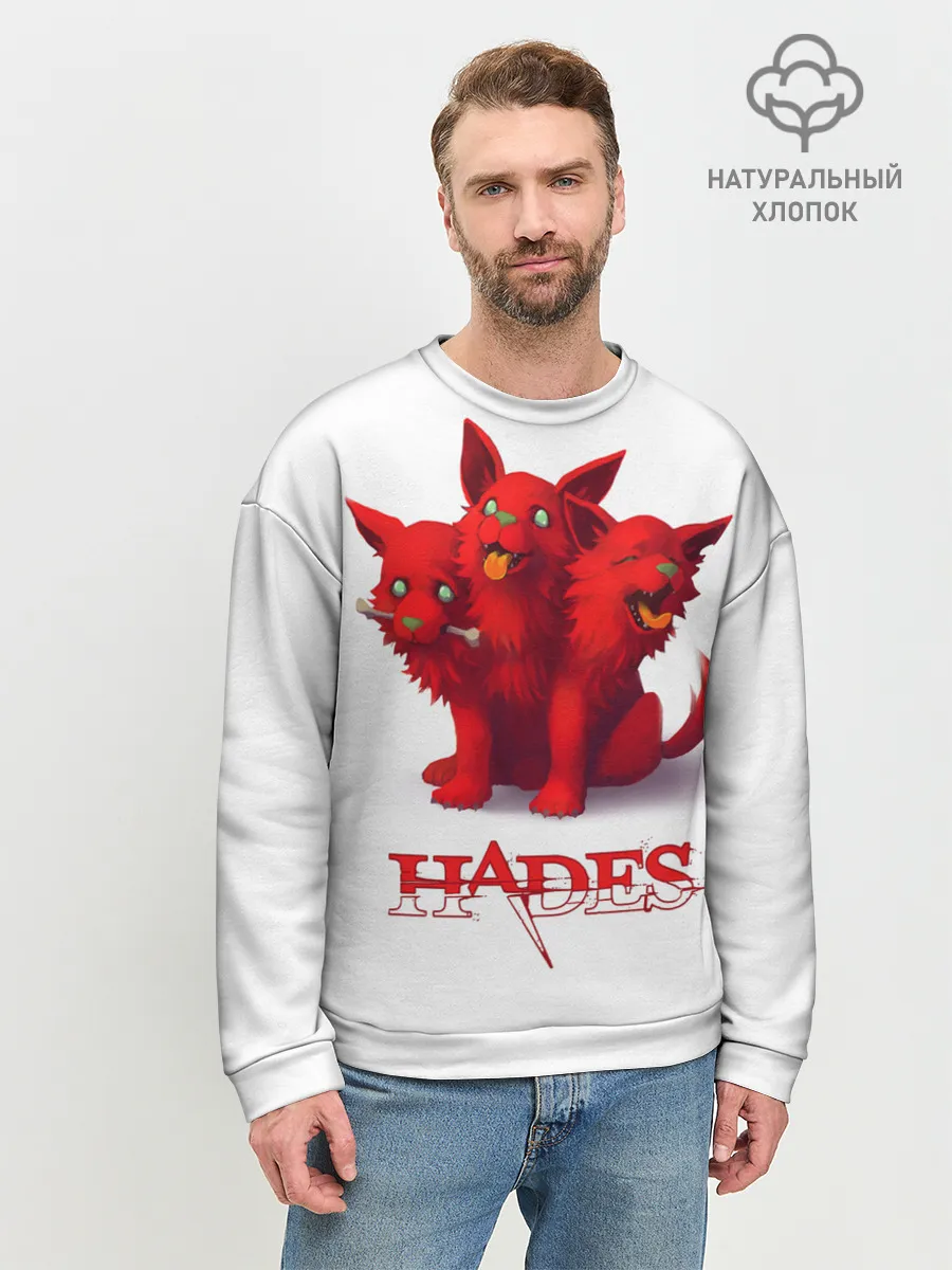 Мужской свитшот базовый / Hades wolf