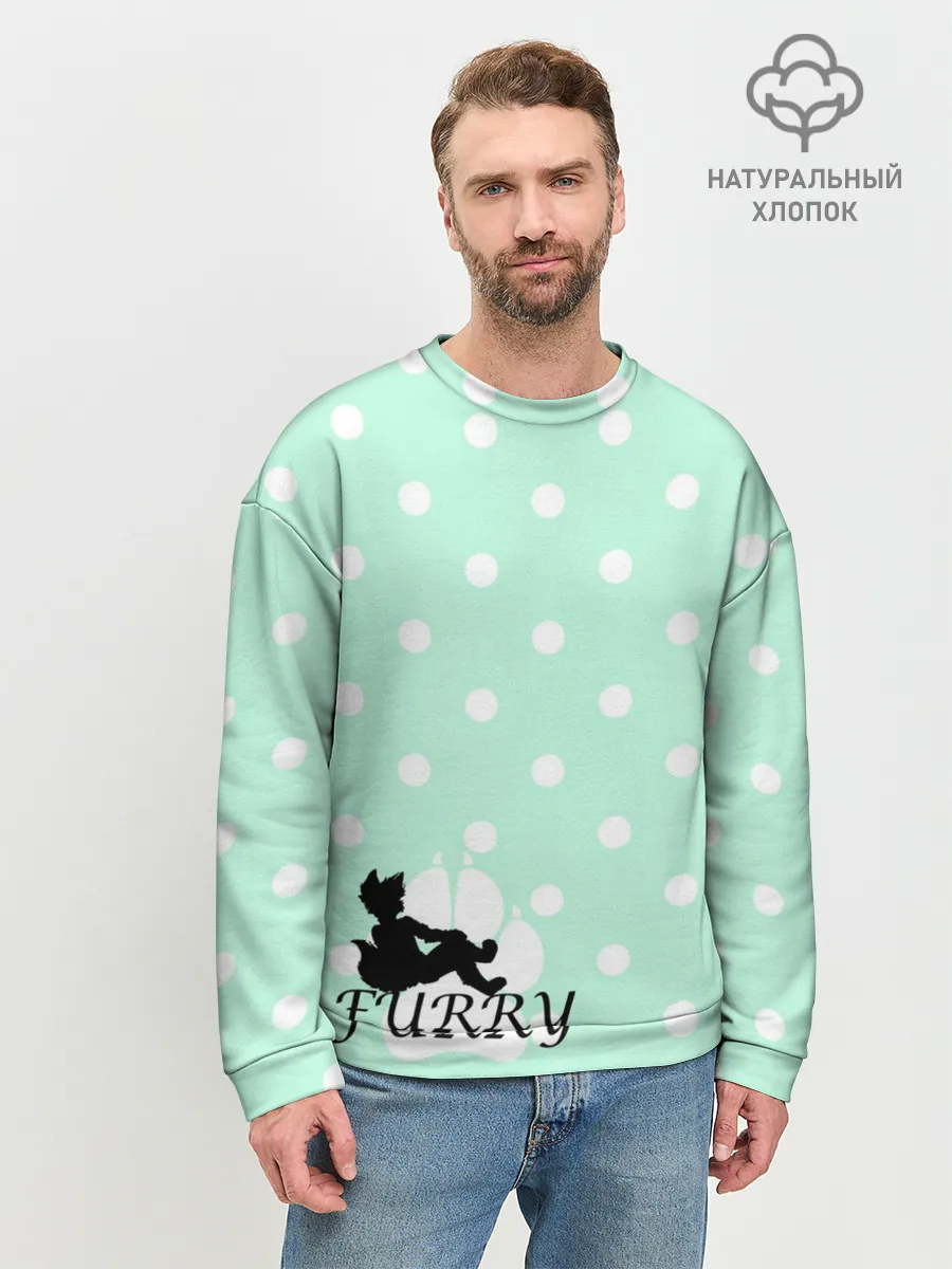 Мужской свитшот базовый / Furry Fox