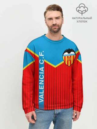 Мужской свитшот базовый / FC VALENCIA / ФК ВАЛЕНСИЯ