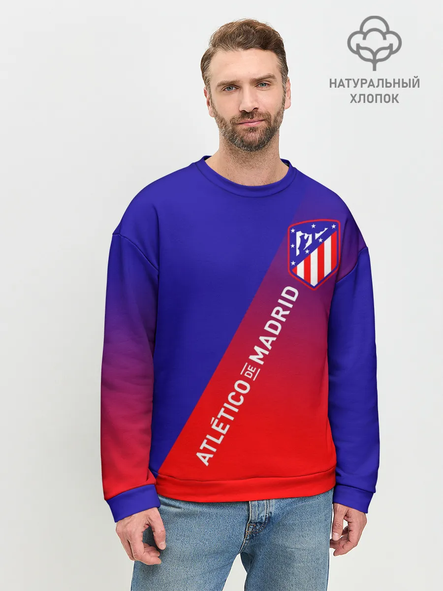 Мужской свитшот базовый / ATLETICO DE MADRID / АТЛЕТИКО