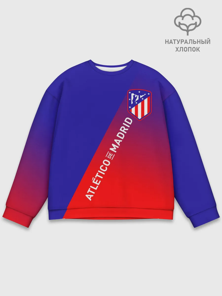 Мужской свитшот базовый / ATLETICO DE MADRID / АТЛЕТИКО