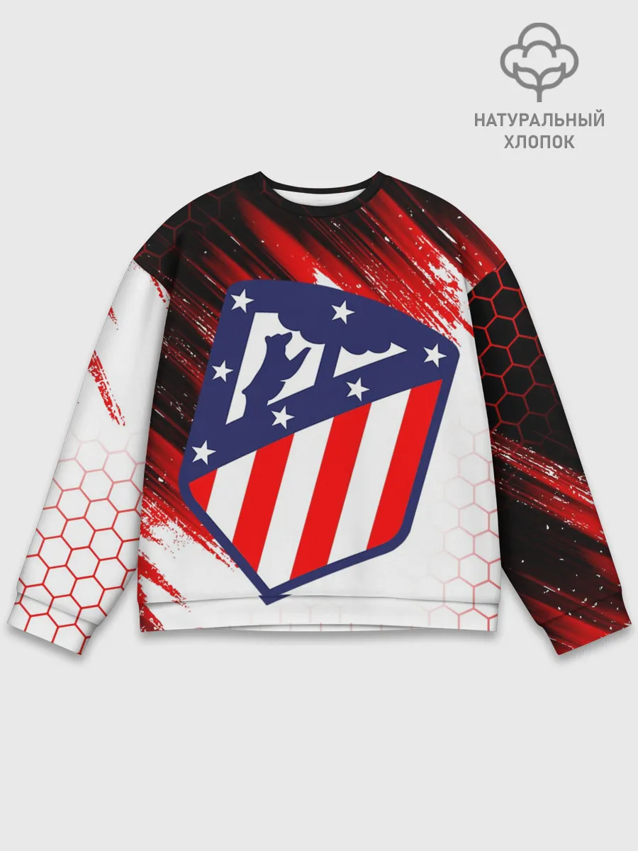 Мужской свитшот базовый / ATLETICO DE MADRID / АТЛЕТИКО