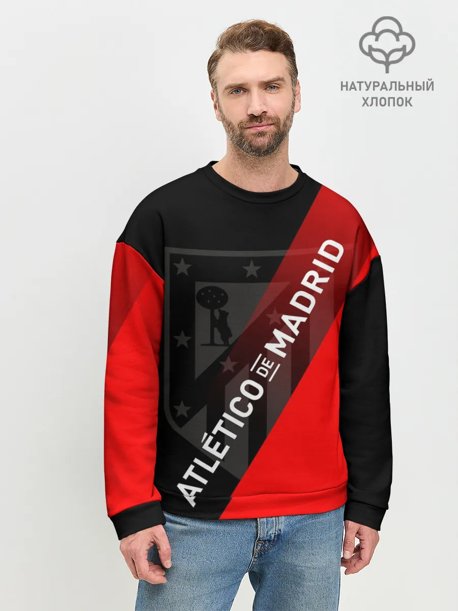 Мужской свитшот базовый / АТЛЕТИКО МАДРИД / ATLETICO
