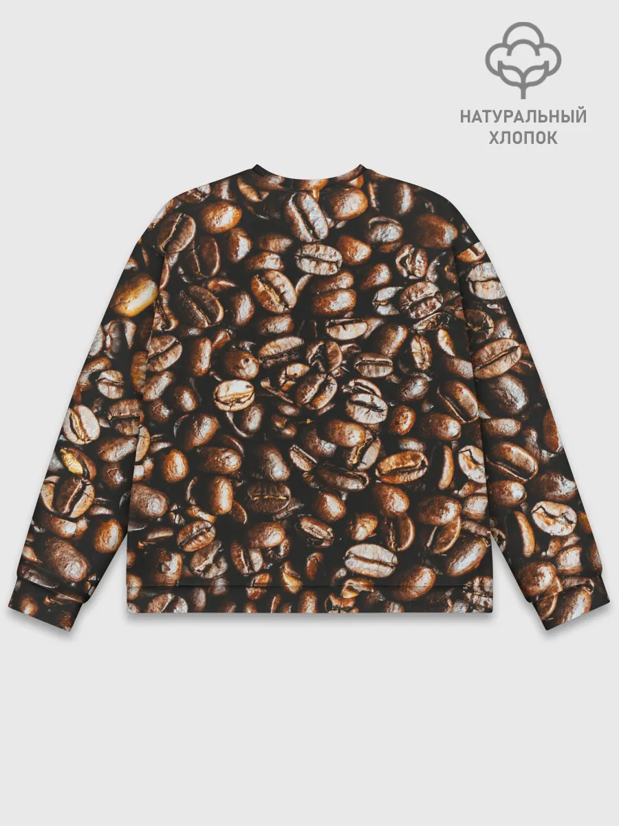 Мужской свитшот базовый / Зерна Кофе