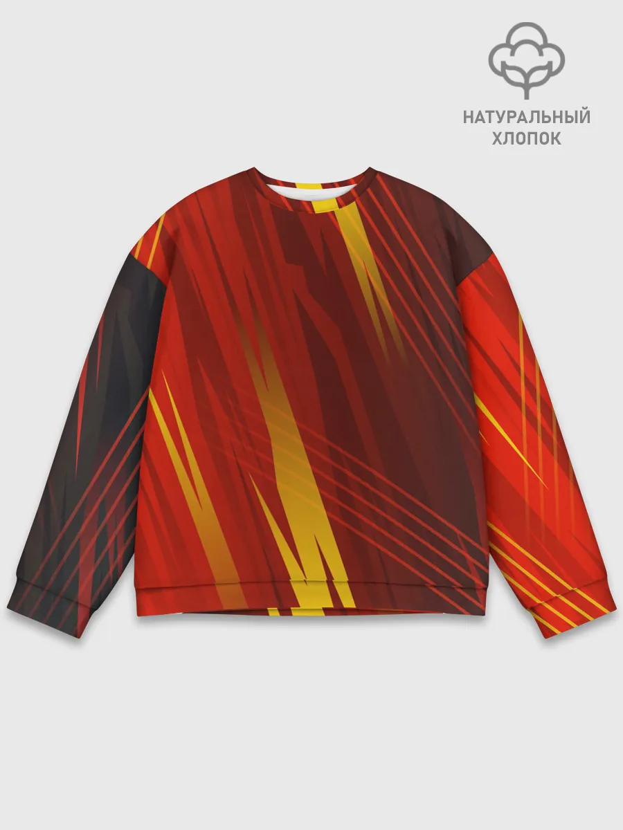 Мужской свитшот базовый / Red sport style