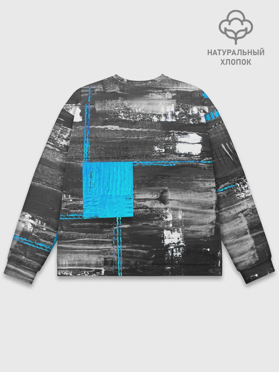 Мужской свитшот базовый / Абстракция