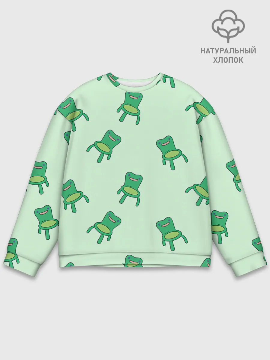 Мужской свитшот базовый / Froggy crossing