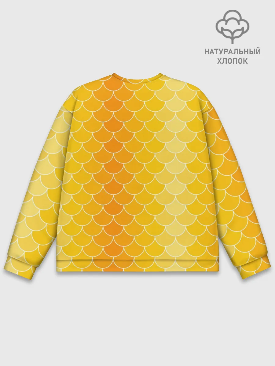 Мужской свитшот базовый / Желтая чешуя