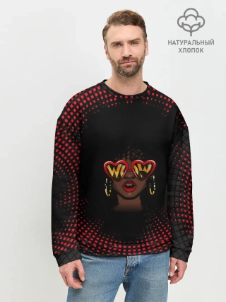 Мужской свитшот базовый / Поп-дива