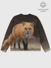 Мужской свитшот базовый / Хитрая лисица