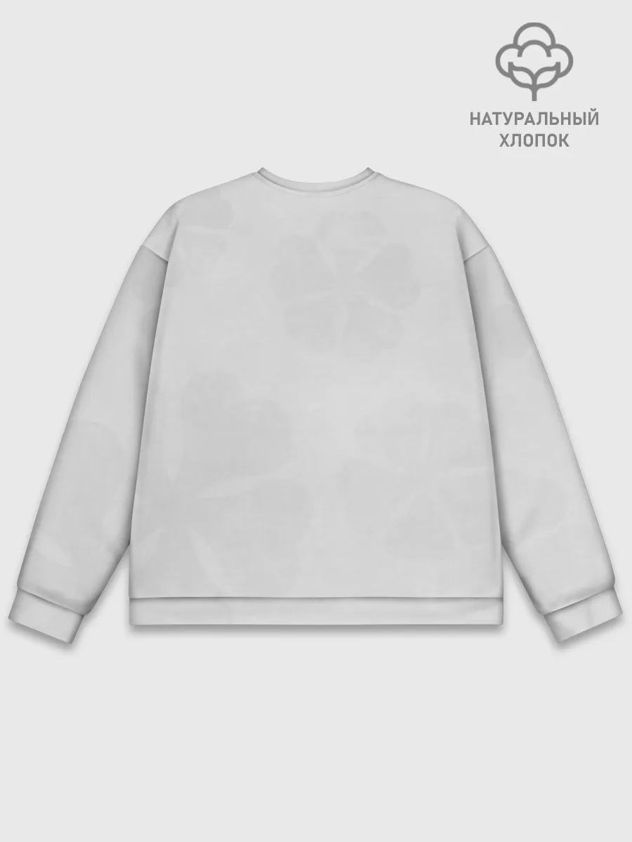 Мужской свитшот базовый / Чёрный клевер Quartet Knights