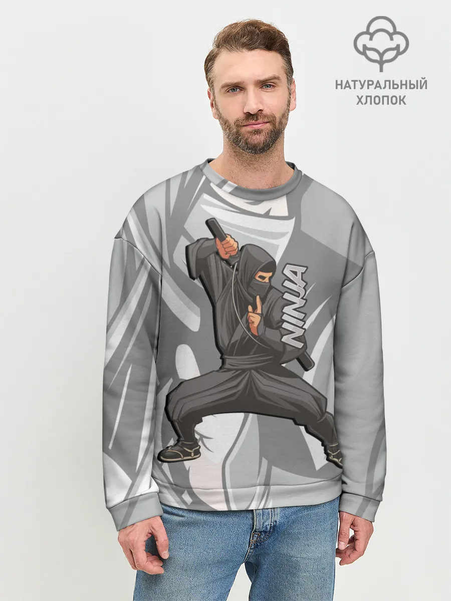 Мужской свитшот базовый / Ниндзя