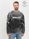 Мужской свитшот базовый / METALLICA РАЗРЯД МОЛНИИ