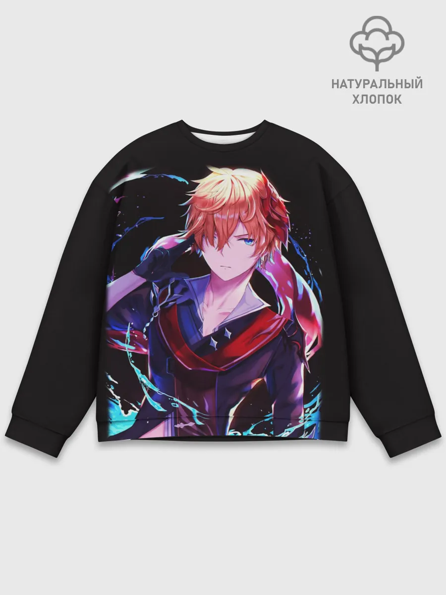 Мужской свитшот базовый / ТАРТАЛЬЯ - ИГРА GENSHIN IMPACT