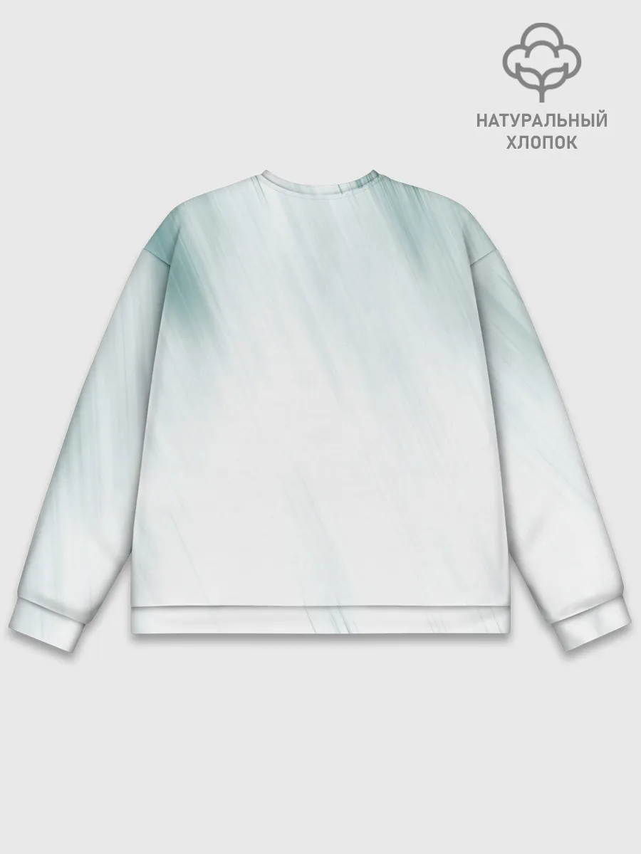 Мужской свитшот базовый / Аста и Юно малыши Чёрный клевер