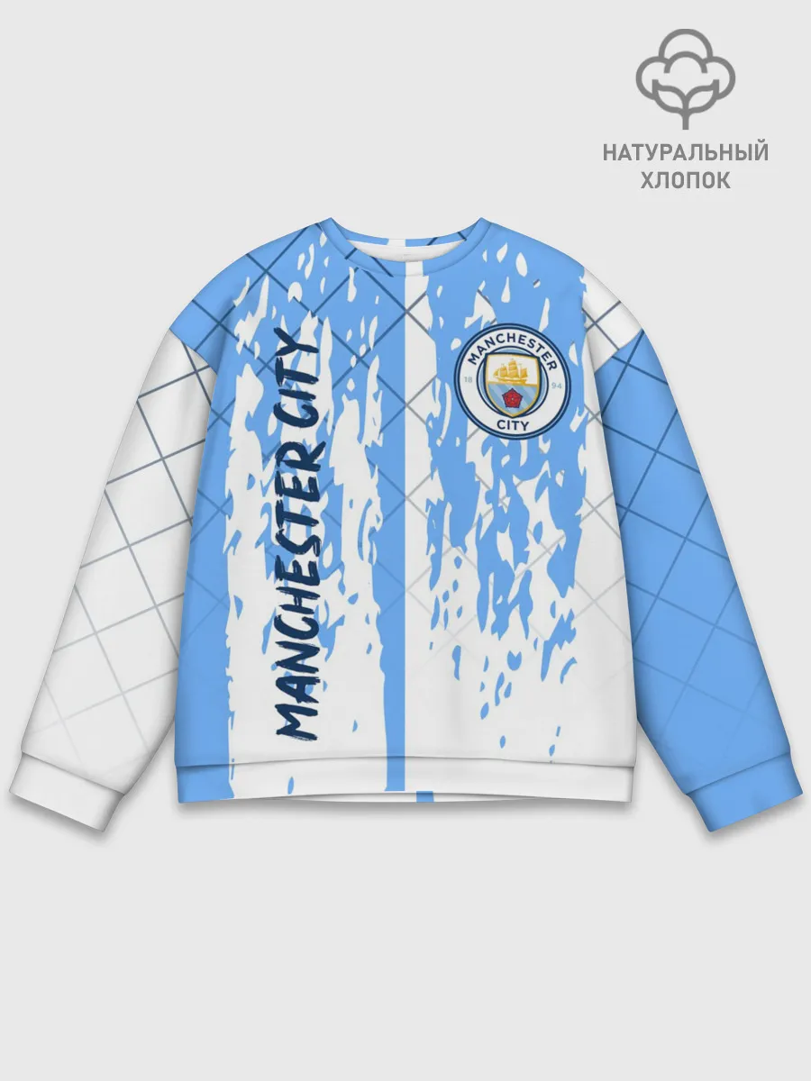 Мужской свитшот базовый / MANCHESTER CITY / МАНЧЕСТЕР