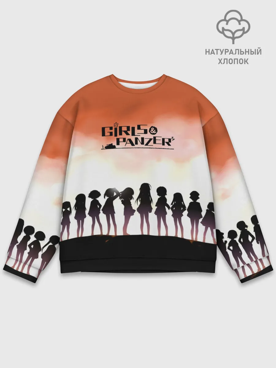 Мужской свитшот базовый / Girls und Panzer | Poster