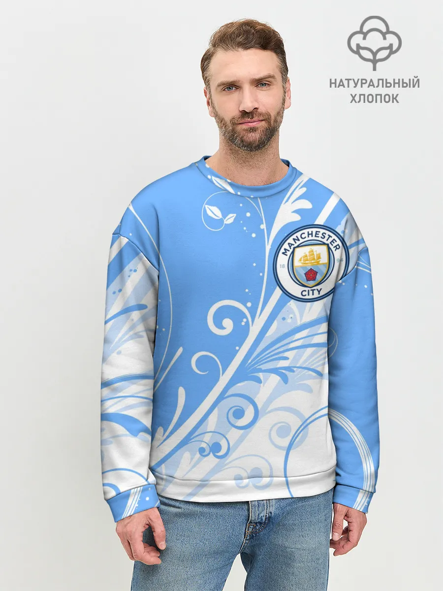 Мужской свитшот базовый / MANCHESTER CITY / МАНЧЕСТЕР