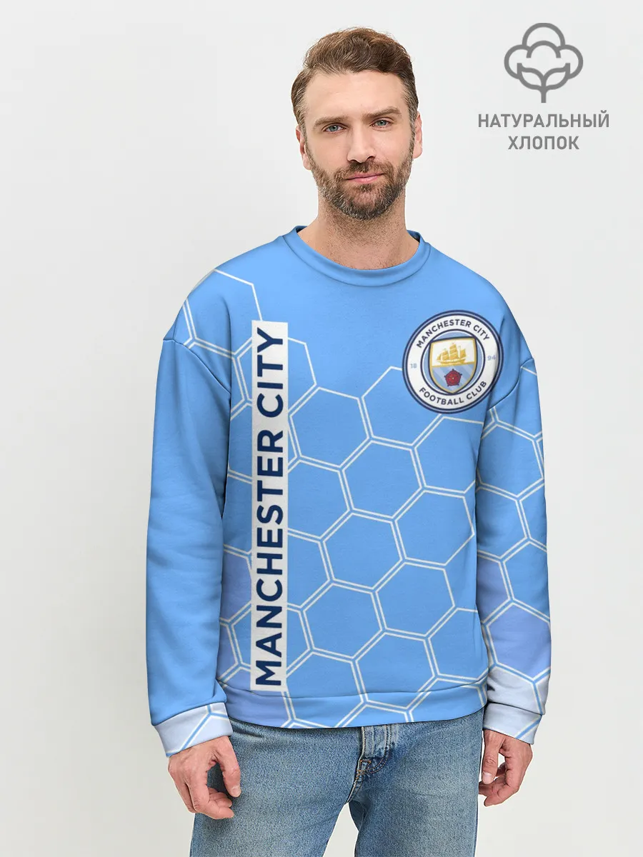 Мужской свитшот базовый / MANCHESTER CITY / МАНЧЕСТЕР