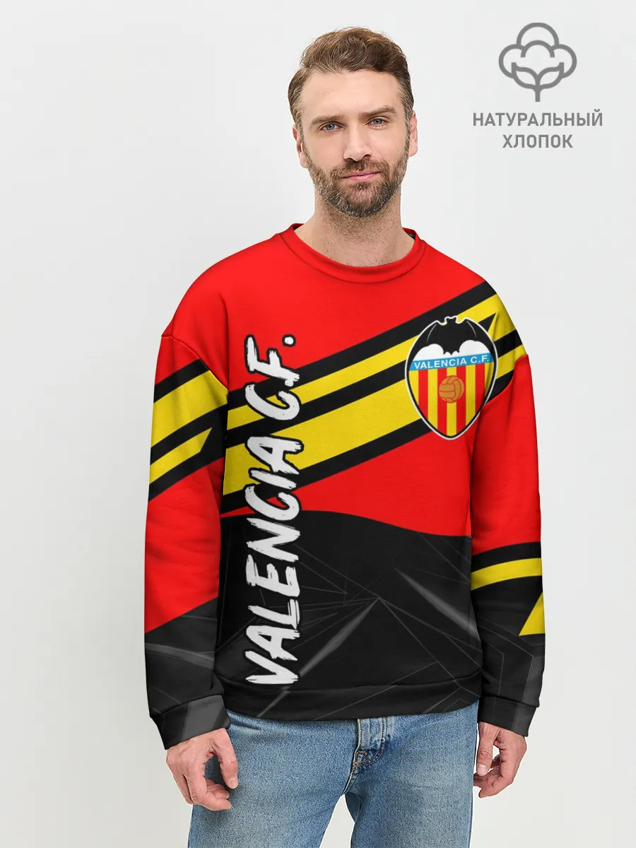 Мужской свитшот базовый / FC VALENCIA / ФК ВАЛЕНСИЯ