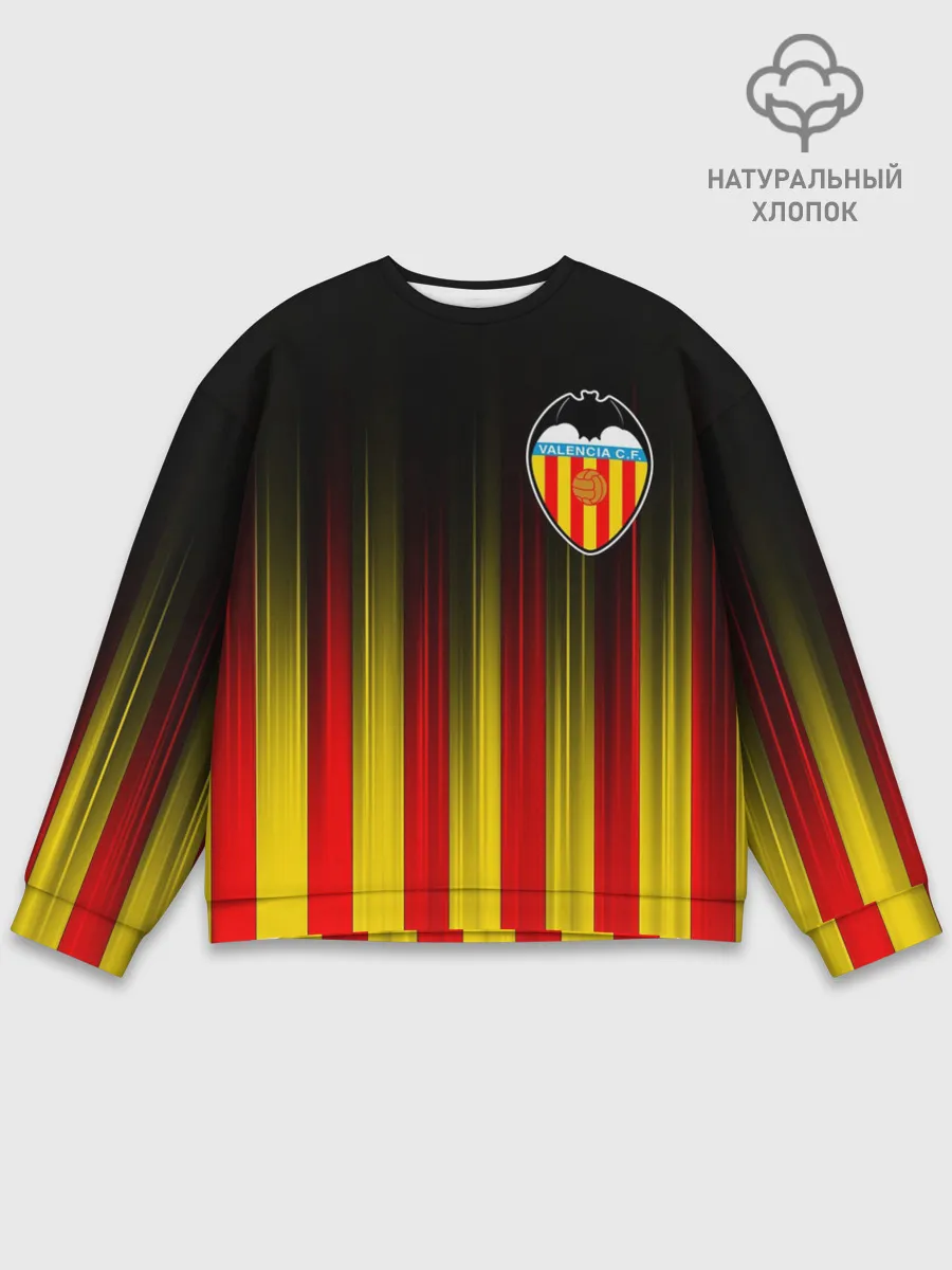 Мужской свитшот базовый / FC VALENCIA / ФК ВАЛЕНСИЯ